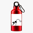 Металлическая бутылка 400 мл UV-DTF