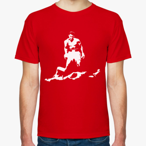 Футболка с принтом бокс