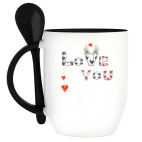 Кружка с ложкой