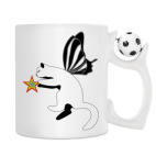 Кружка с футбольным мячиком