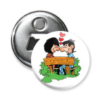 Магнит-открывашка 58 мм любовь