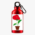 Металлическая бутылка 400 мл UV-DTF