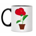 Кружка двухцветная