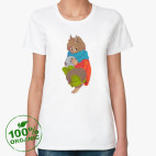 Женская футболка органик