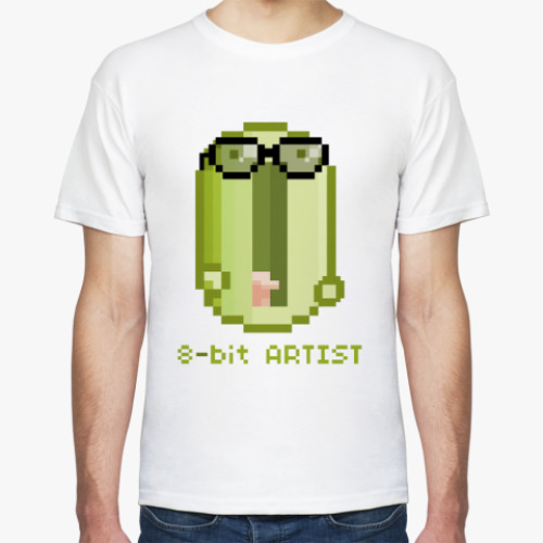 Футболка с принтом 8 bit artist