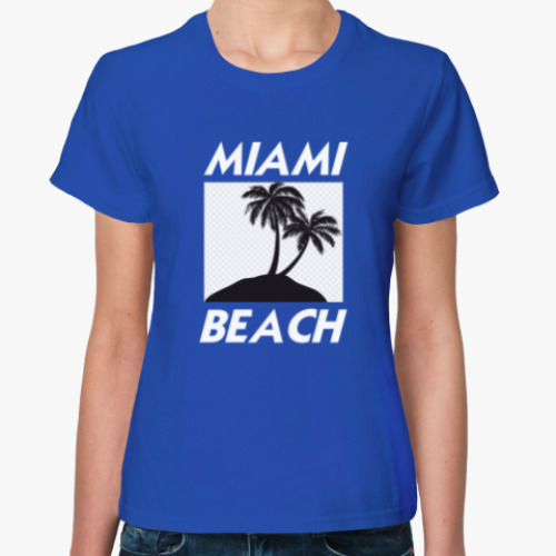 Женская футболка Miami Beach