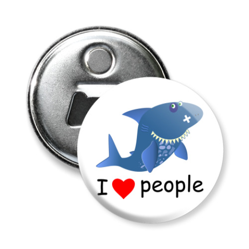 Магнит-открывашка I love people