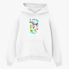 Толстовка худи оверсайз