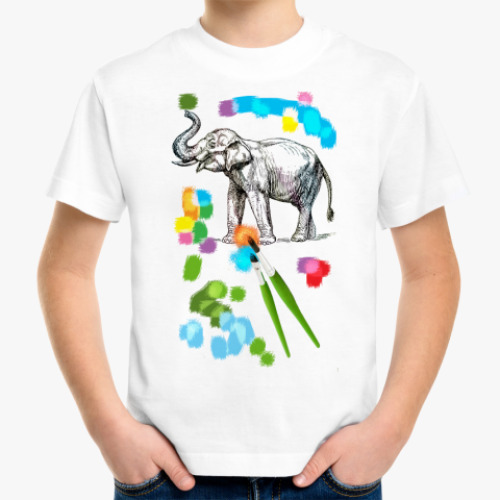 Детская футболка Слоник