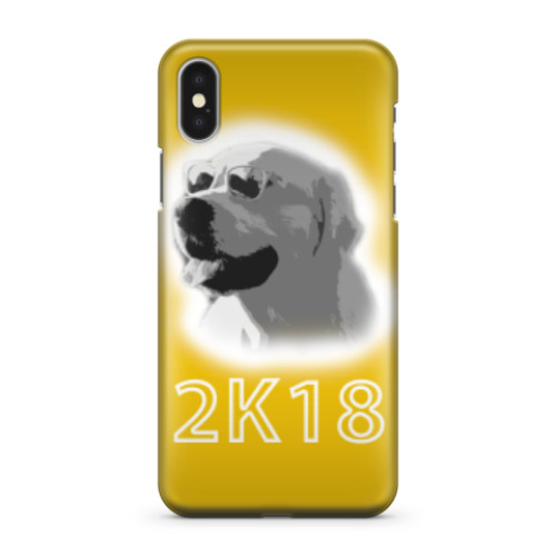 Чехол для iPhone X Год собаки