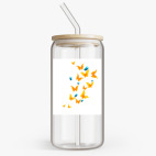 Банка с бамбуковой крышкой