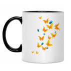 Кружка двухцветная