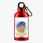 Металлическая бутылка 400 мл UV-DTF