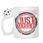 Кружка с футбольным мячиком