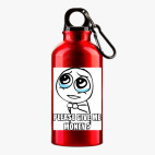 Металлическая бутылка 400 мл UV-DTF