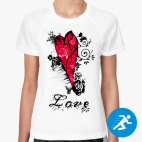 Женская спортивная футболка