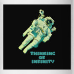 Космонавт в Бесконечной Вселенной