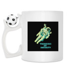 Кружка с футбольным мячиком