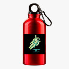 Металлическая бутылка 400 мл UV-DTF