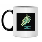 Кружка двухцветная