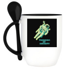 Кружка с ложкой