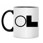 Кружка двухцветная