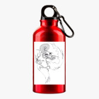 Металлическая бутылка 400 мл UV-DTF