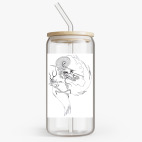 Банка с бамбуковой крышкой