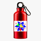 Металлическая бутылка 400 мл UV-DTF