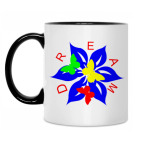 Кружка двухцветная