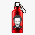 Металлическая бутылка 400 мл UV-DTF