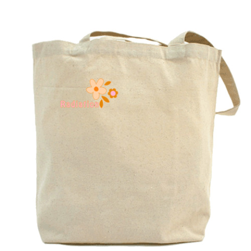 Сумка шоппер с принтом Опасные изотопы