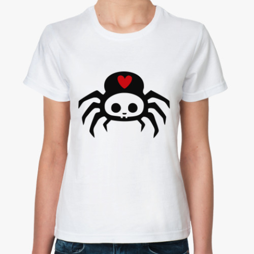 Классическая футболка Spider Skul