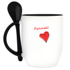 Кружка с ложкой