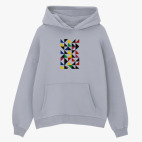 Толстовка худи оверсайз