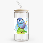 Банка с бамбуковой крышкой