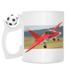 Кружка с футбольным мячиком