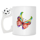 Кружка с футбольным мячиком