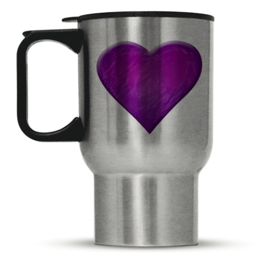Кружка-термос с принтом Сердце