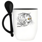 Кружка с ложкой