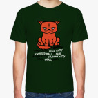 Классическая футболка Hard Kitty - песенка Шелдона