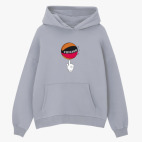 Толстовка худи оверсайз