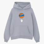 Толстовка худи оверсайз