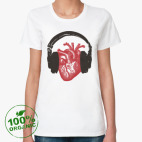 Женская футболка органик