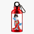 Металлическая бутылка 400 мл UV-DTF