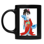 Кружка цветная UV-DTF