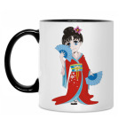 Кружка двухцветная