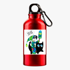 Металлическая бутылка 400 мл UV-DTF