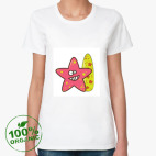 Женская футболка органик