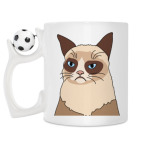 Кружка с футбольным мячиком